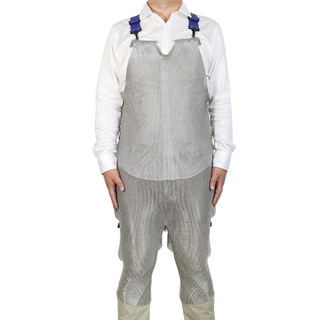 Avental de cota de malha com perna dividida