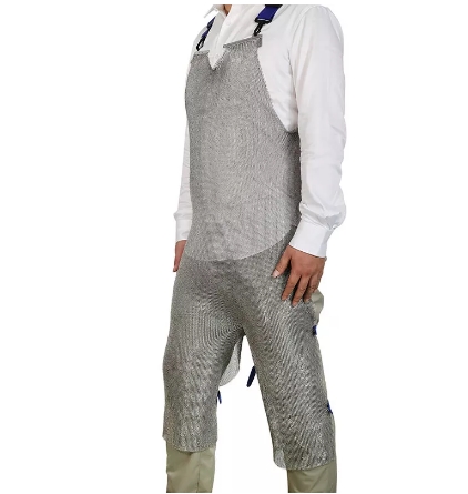 Avental de cota de malha com perna dividida