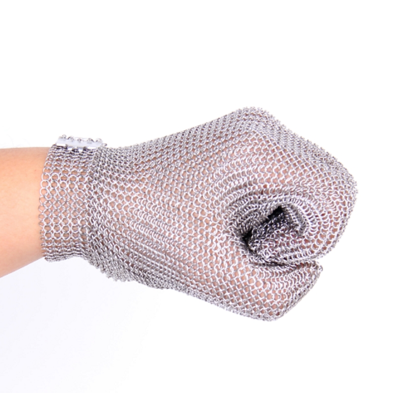 Exportation de gants en cotte de mailles en acier inoxydable