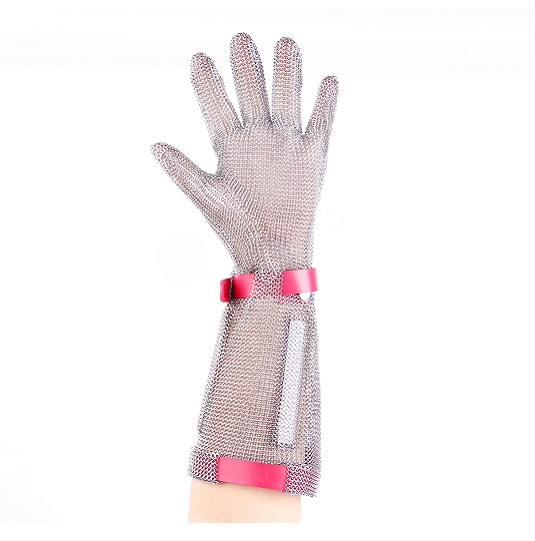 Exportación de guantes de seguridad de malla de acero inoxidable