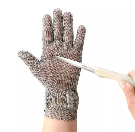 Metzger-Fabrik f&uuml;r Kettenschutzhandschuhe